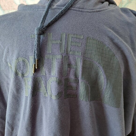 The North Face Navy Blue Large Logo Men's Hoodie Size XXXL - Picture 3 of 11